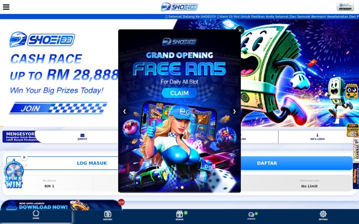 Screenshot of shoei33.com