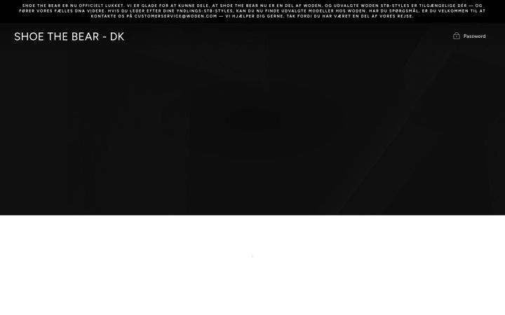 Screenshot of shoethebear.dk