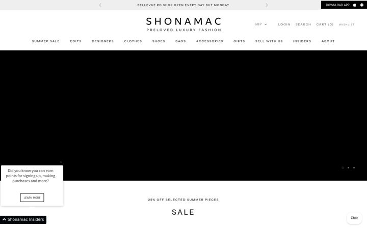 Screenshot of shonamac.com