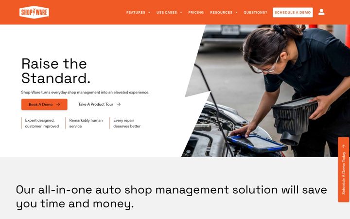 Screenshot of shop-ware.com