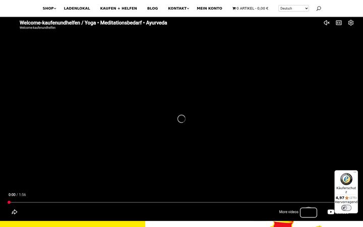 Screenshot of shop-welcomekaufenundhelfen.de