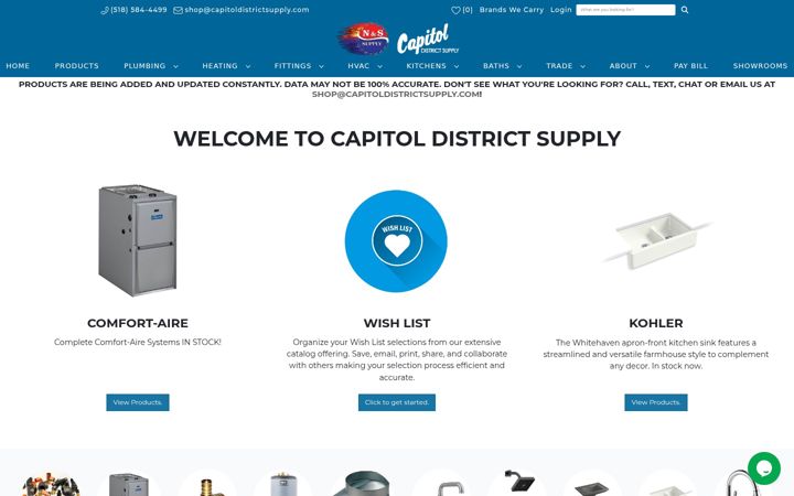 Screenshot of shopatcapitol.com