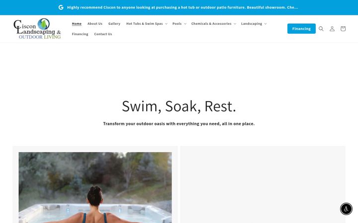 Screenshot of shopciscon.ca