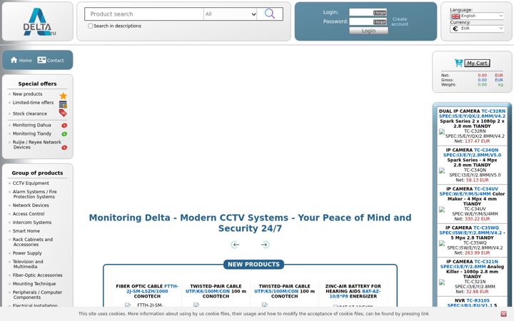 Screenshot of shopdelta.eu