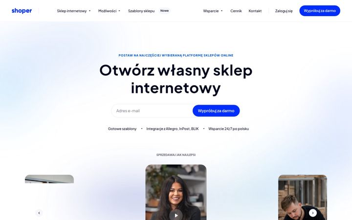 Screenshot of shoper.pl