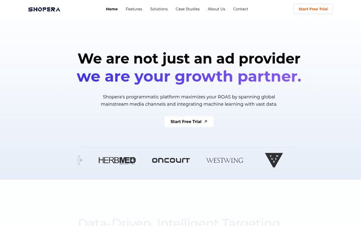 Screenshot of shoperatech.com