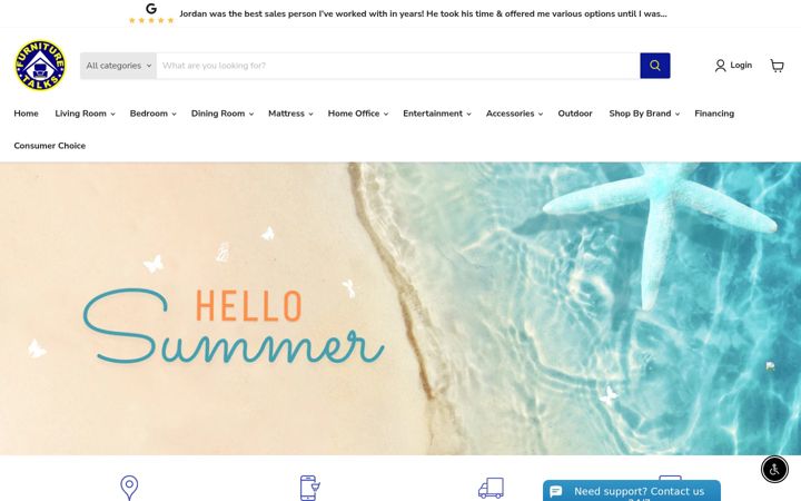 Screenshot of shopfurnituretalks.com