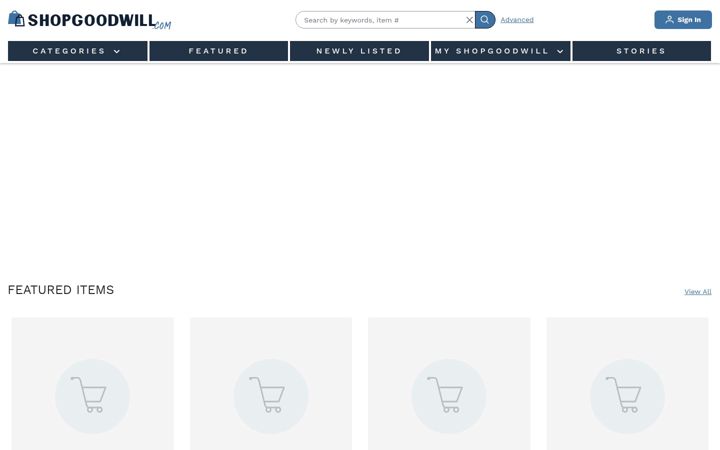 Zrzut ekranu shopgoodwill.com
