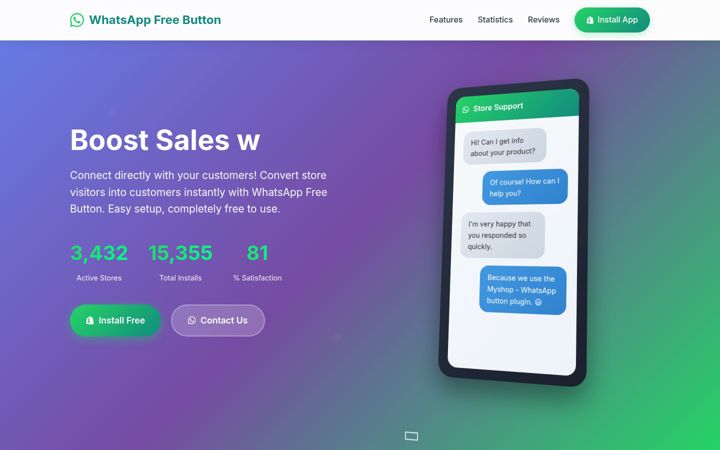 Képernyőkép: shopifywpbutton.com