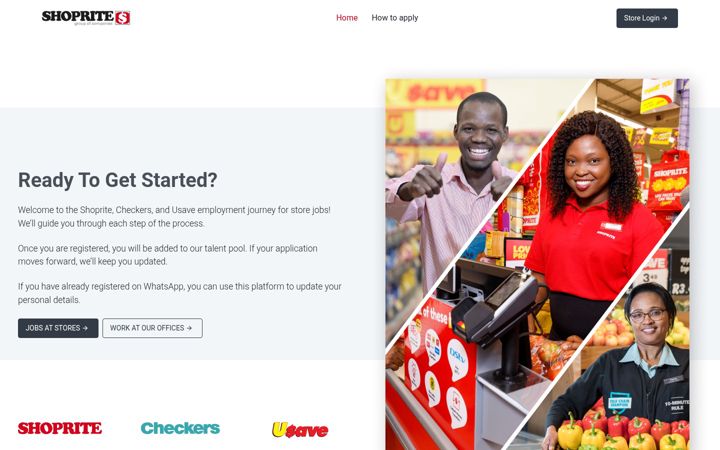 Screenshot of shoprite.jobs