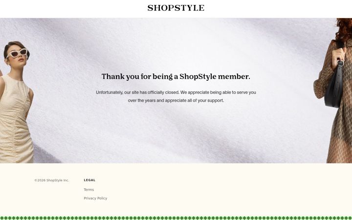 Screenshot of shopstyle.co.uk