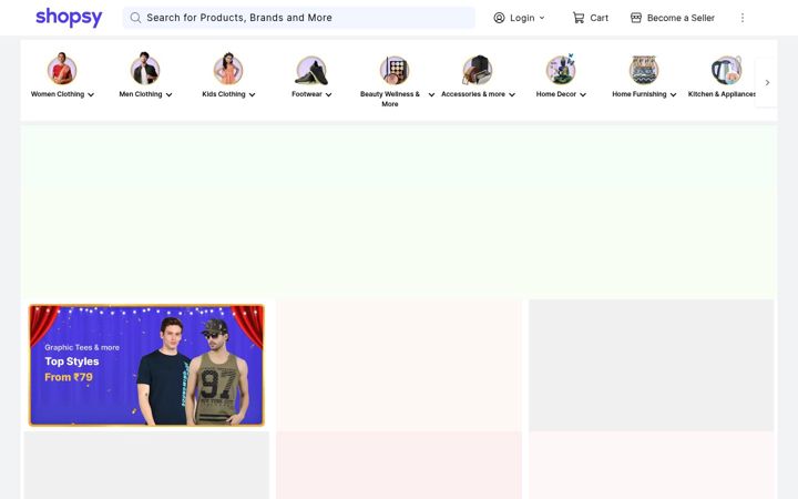 Screenshot of shopsy.in