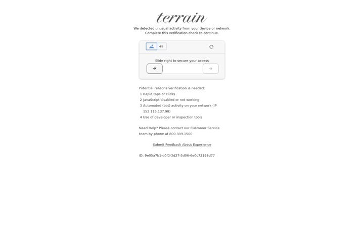 Screenshot of shopterrain.com