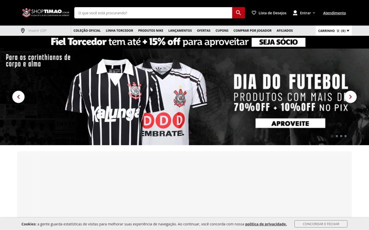 Zrzut ekranu shoptimao.com.br