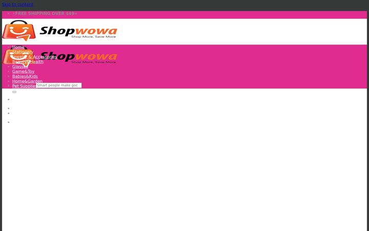Screenshot of shopwowa.com