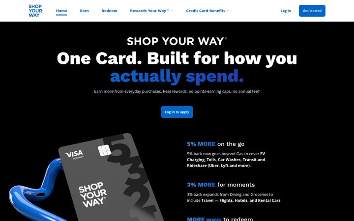 Screenshot of shopyourway.com