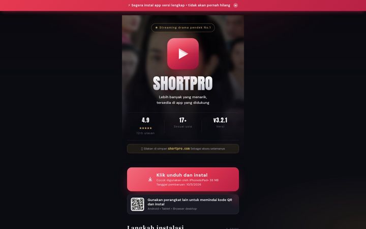 Screenshot of shortpro.fun