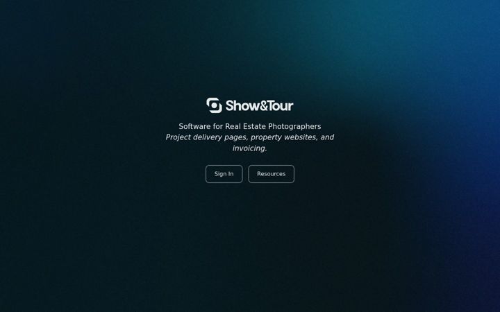 Screenshot of show.tours