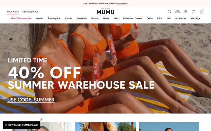 Screenshot of showmeyourmumu.com
