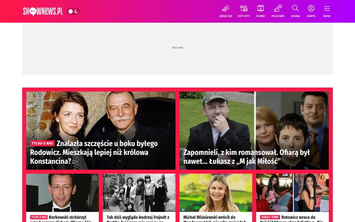 Screenshot of shownews.pl