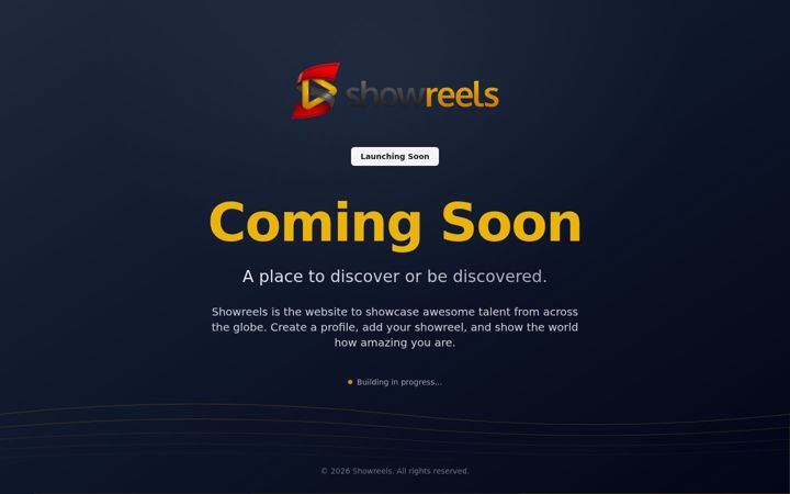 Screenshot of showreels.com