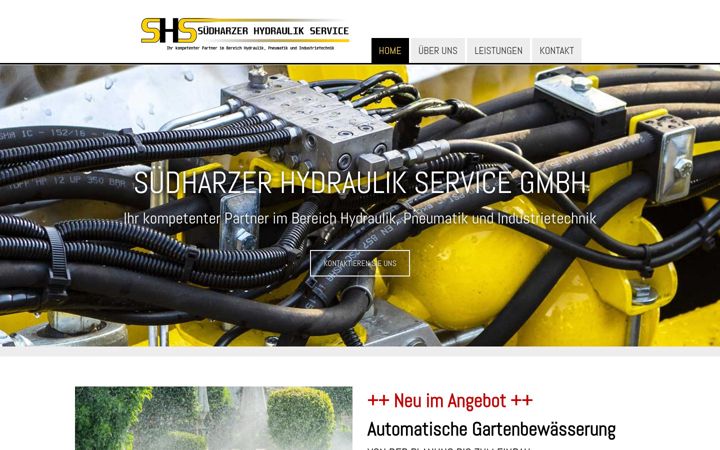 Ekrano kopija shs-hydraulikservice.de