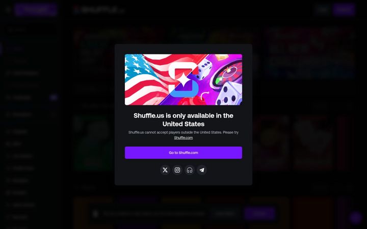 Screenshot of shuffle.us