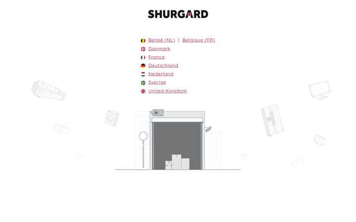 Screenshot of shurgard.com