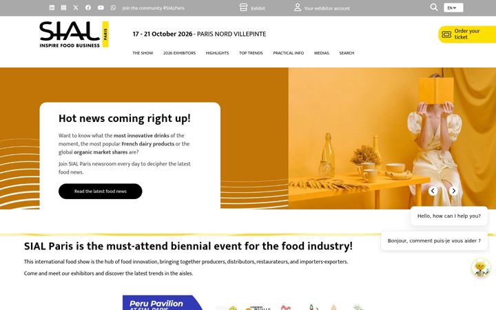 Screenshot of sialparis.com