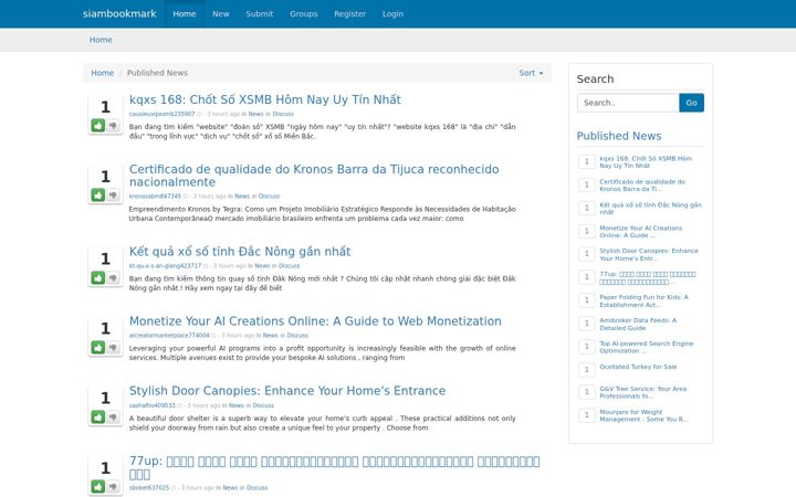 Screenshot of siambookmark.com