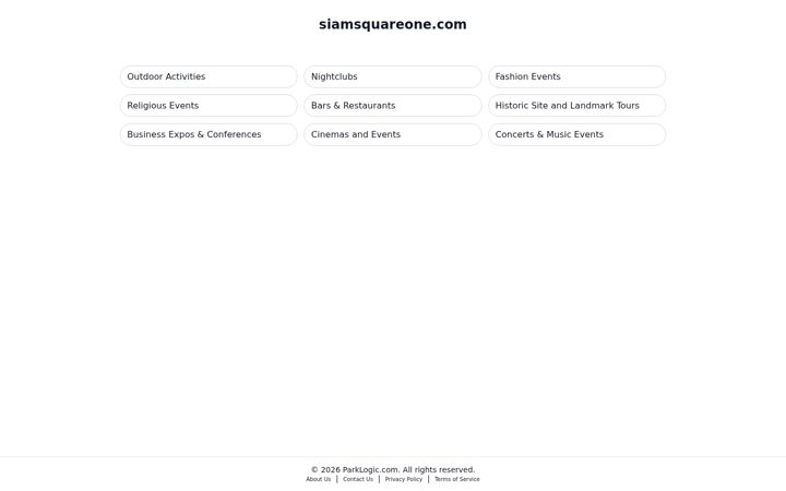 Screenshot of siamsquareone.com