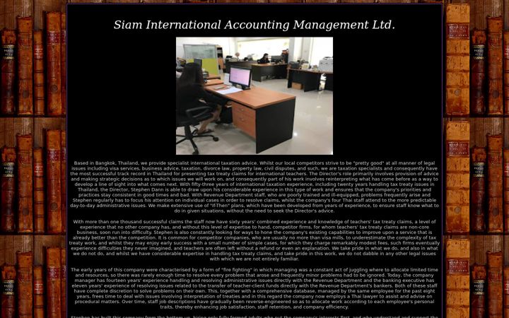 Screenshot di siamtaxtreaties.com