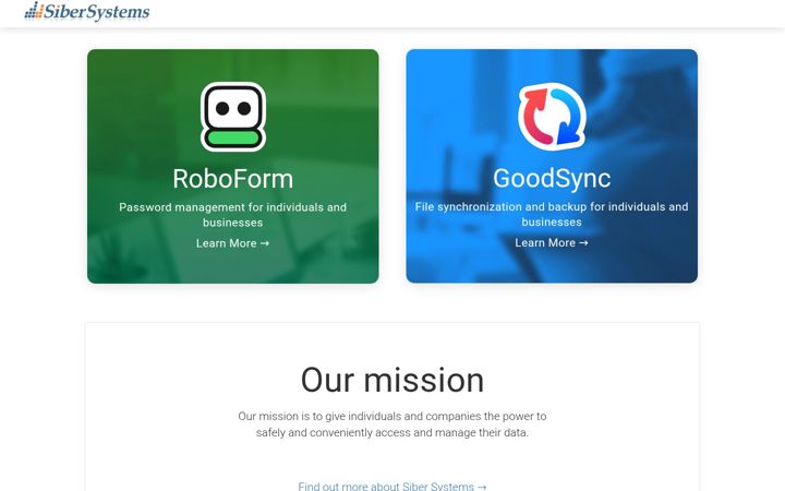 Screenshot of siber.com