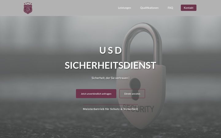Screenshot von sicherheitsdienst-usd.de