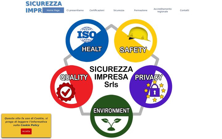 Screenshot ta' sicurezzaimpresa.com