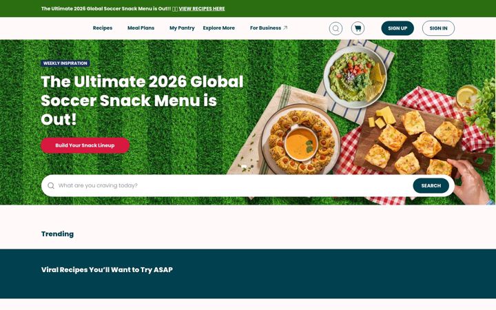 Screenshot του sidechef.com