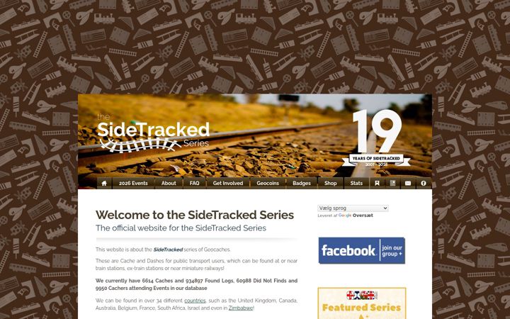 Screenshot von sidetrackedseries.info