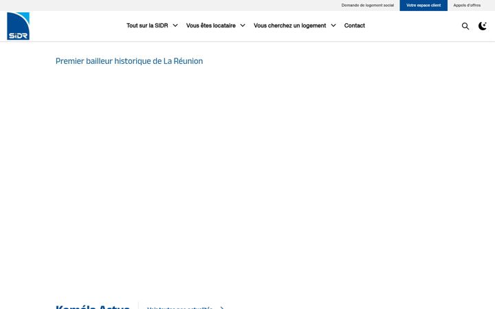 Screenshot of sidr.fr