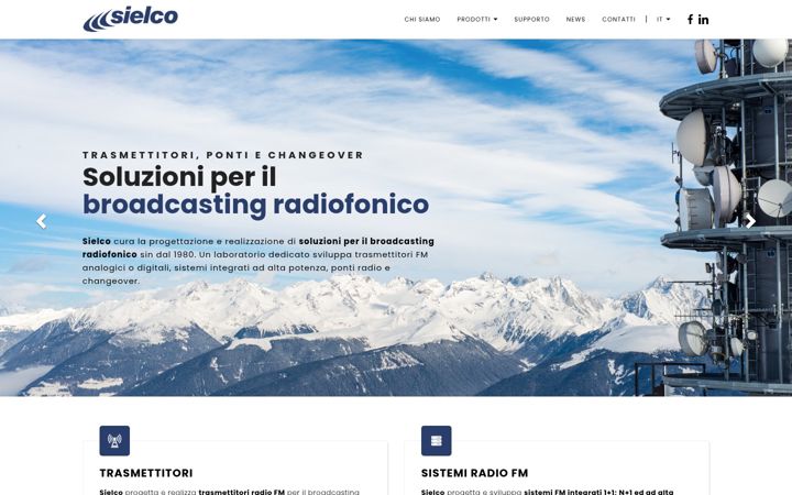 Screenshot of sielco.org