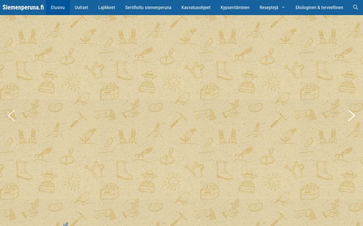 Captura de ecrã de siemenperuna.fi