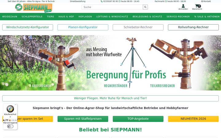 Screenshot of siepmann.net