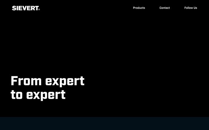 Screenshot von sievertusa.com