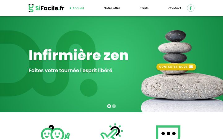 Captură de ecran a sifacile.fr