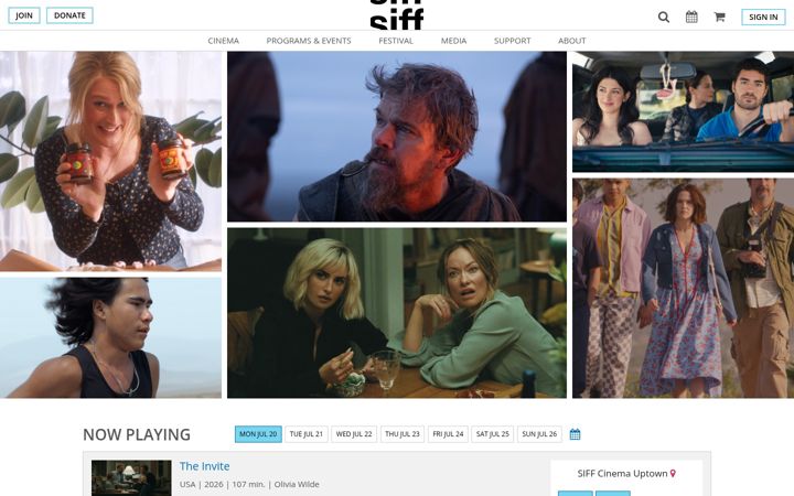 Screenshot of siff.net