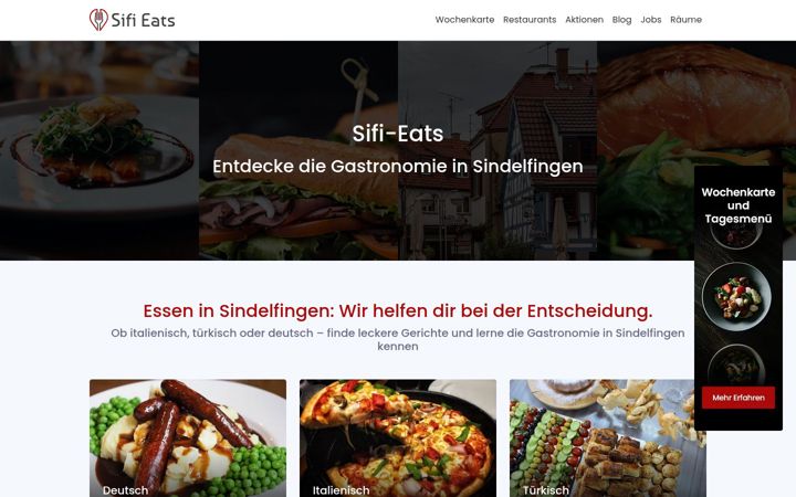 Posnetek zaslona sifi-eats.de