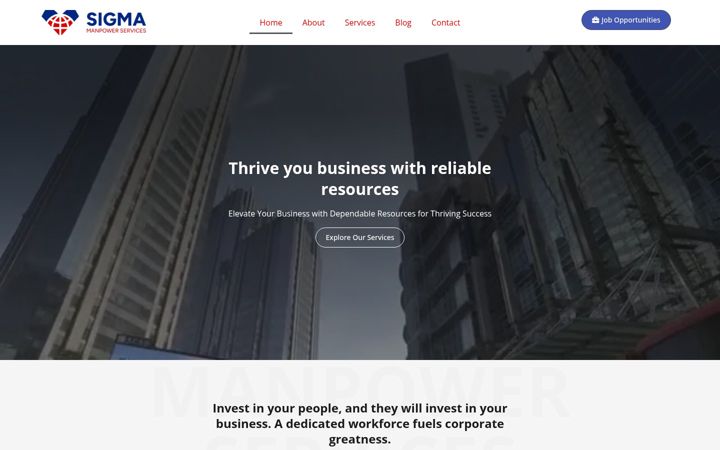 Screenshot of sigma-talenta.com