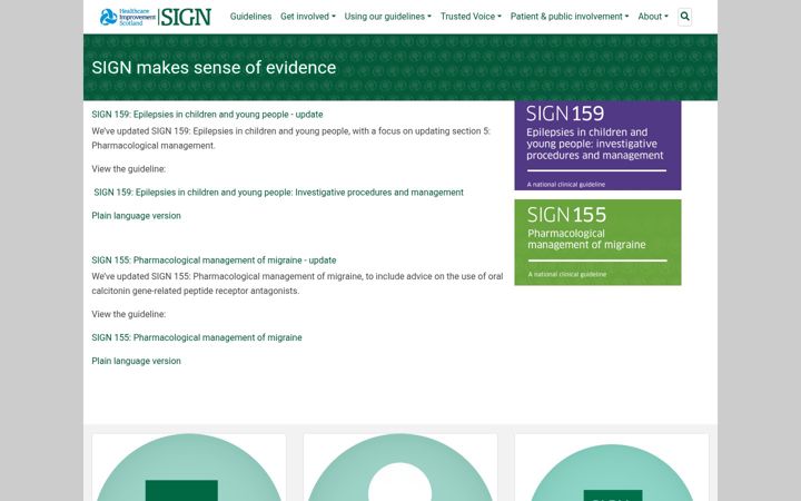 Screenshot of sign.ac.uk
