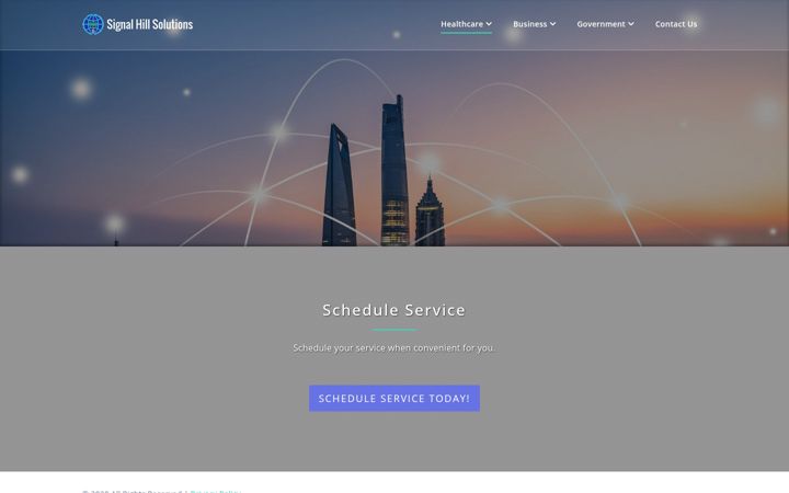 Screenshot di signalhillsolutions.com