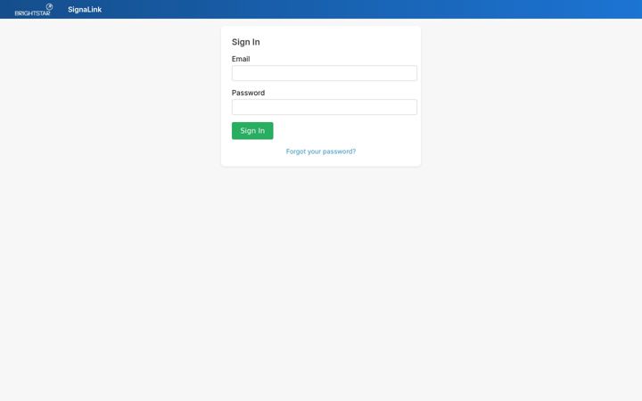 Screenshot of signalink.tv