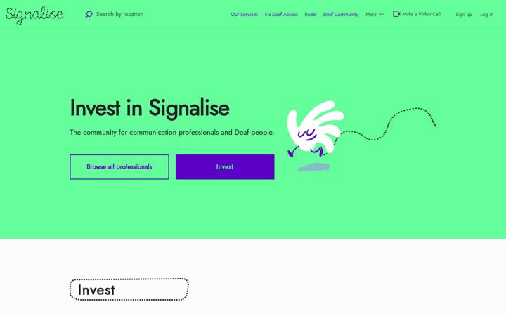 Screenshot of signalise.coop